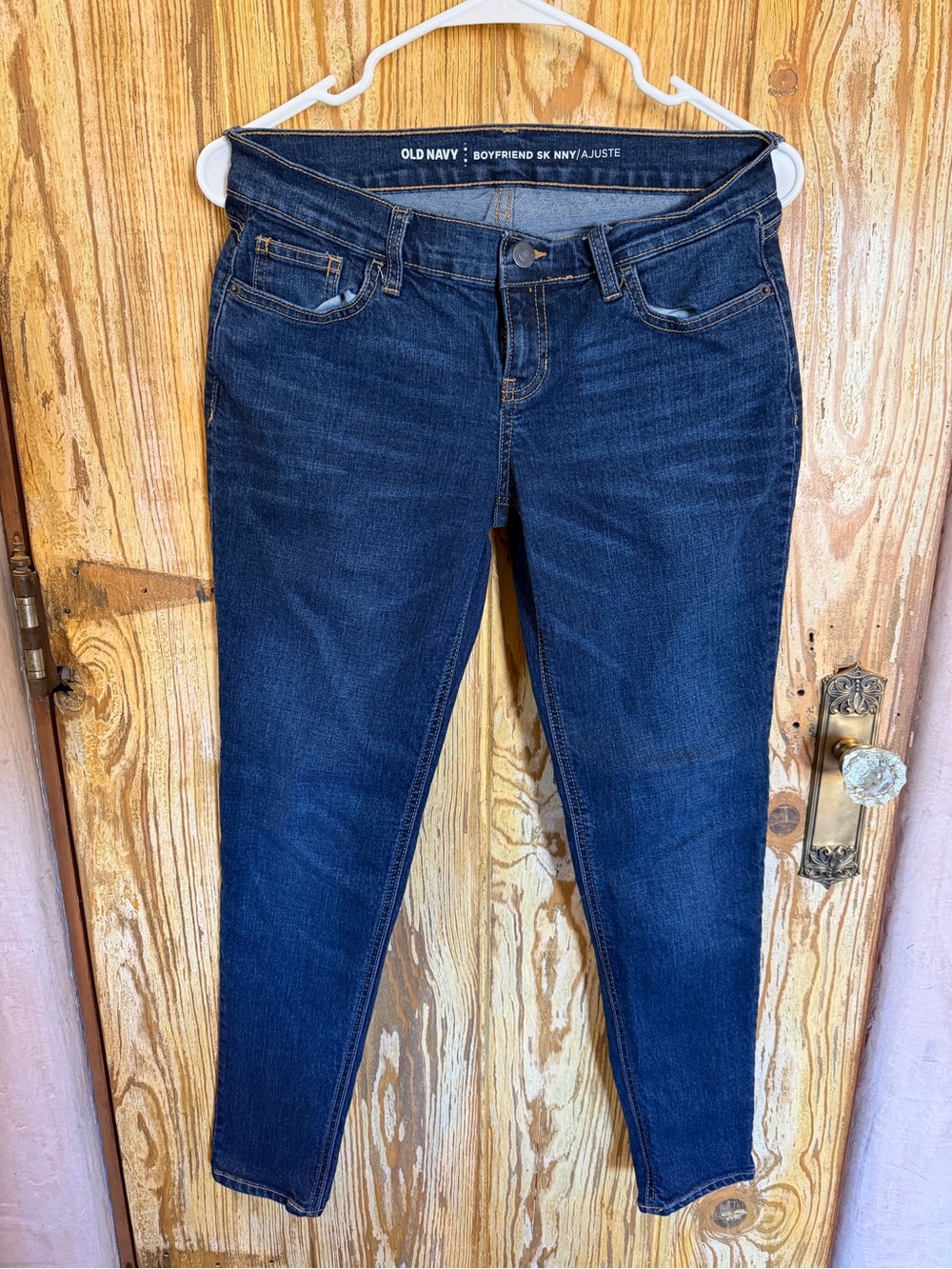 Old Navy Dark Denim Boyfriend Skinny Jeans